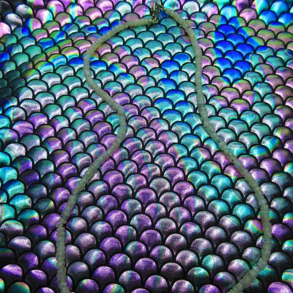 Rainbow Moonstone 22" Necklace - Picture 2 of 6